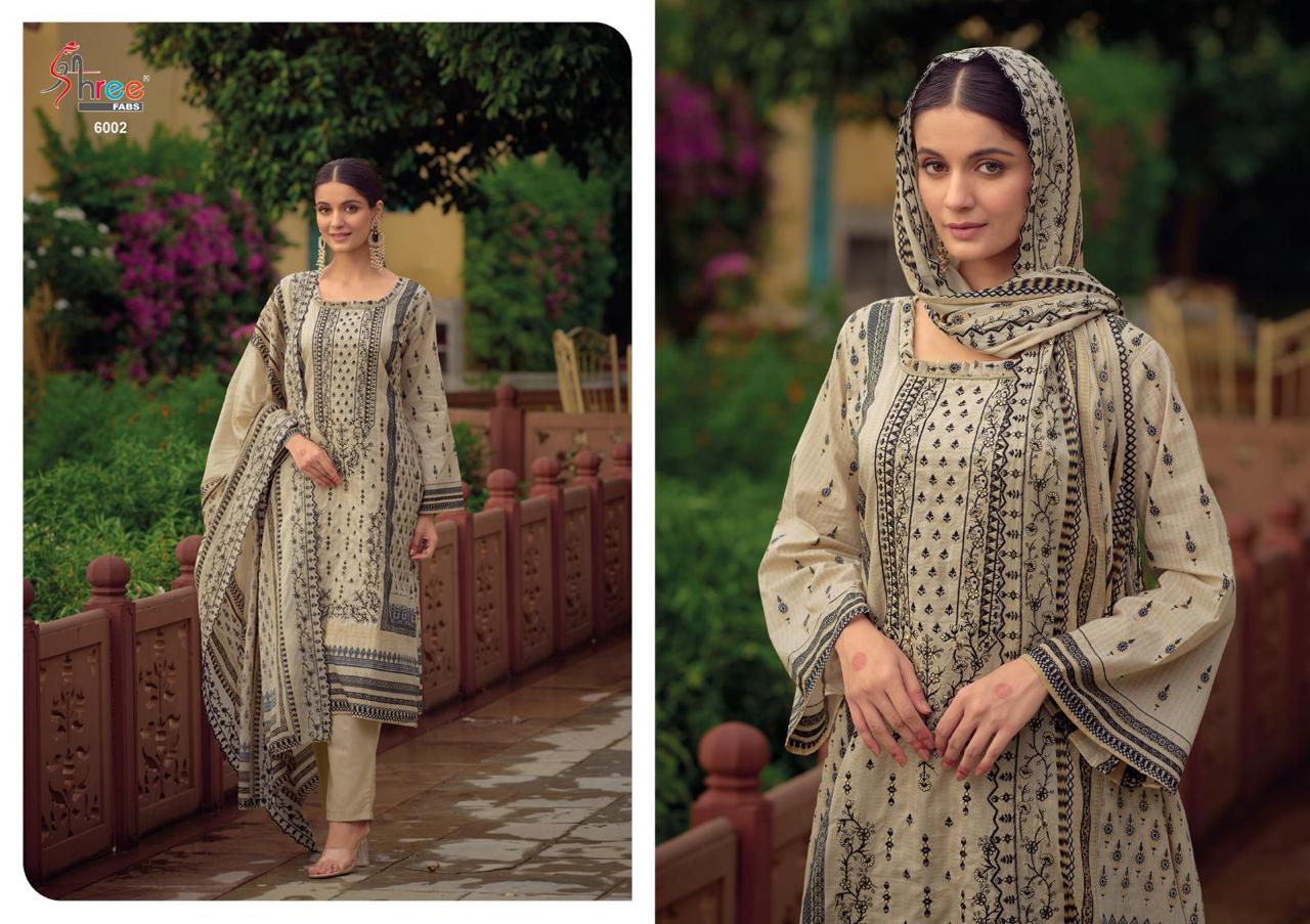 Shree Bin Saeed Lawn Collection Vol 6 Cotton Salwar Kameez
